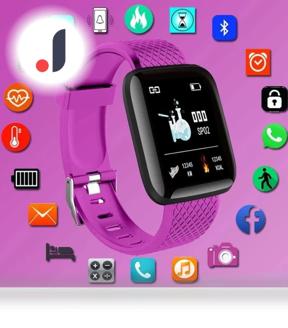 Waterproof Smart Watch with Heart Rate Monitor — Smartwatches, Melsya