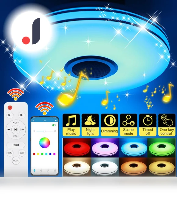 Wi-Fi RGB LED Ceiling Light — Overhead Lighting, Actually lighting