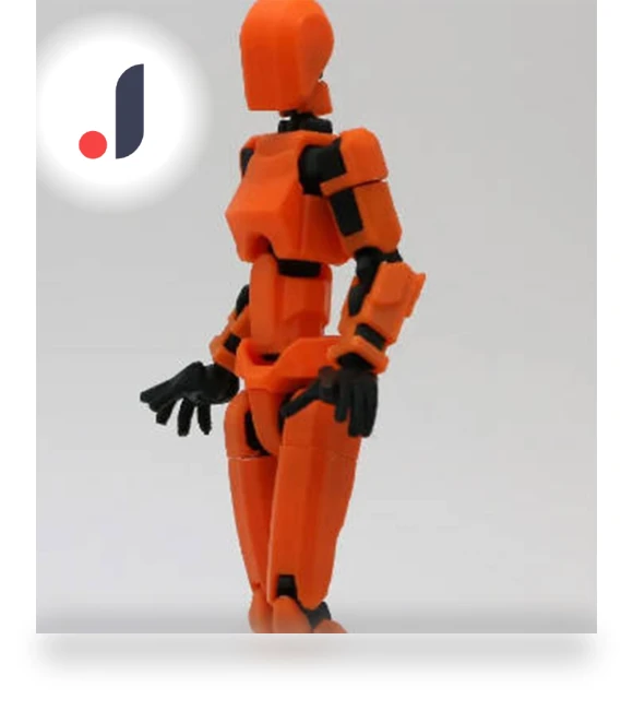 3D Printed Titan Robot Head with Movable Stand — Collectible Statues, Invincible