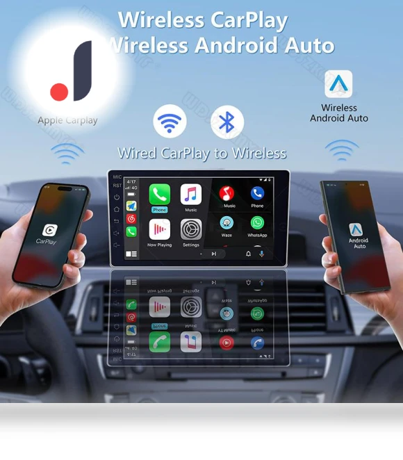 4-in-1 Carplay & Auto Box Adapter — Stereo Receivers, Home Of Auto Parts