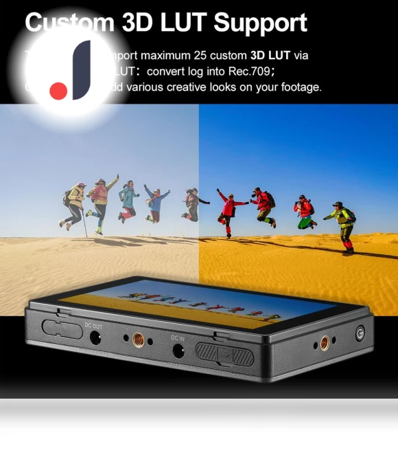 5.5-inch Touch Screen IPS On-Camera Monitor — Camcorder, Andoer