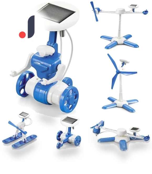 6-in-1 Solar Robot Kit — Solar Power, Binchi Fitness