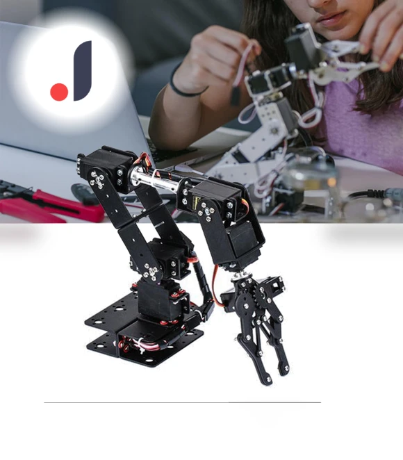 6DOF Robot Mechanical Arm Clamp Claw Kit — Robotics Components, Cozy Cottage-Relax