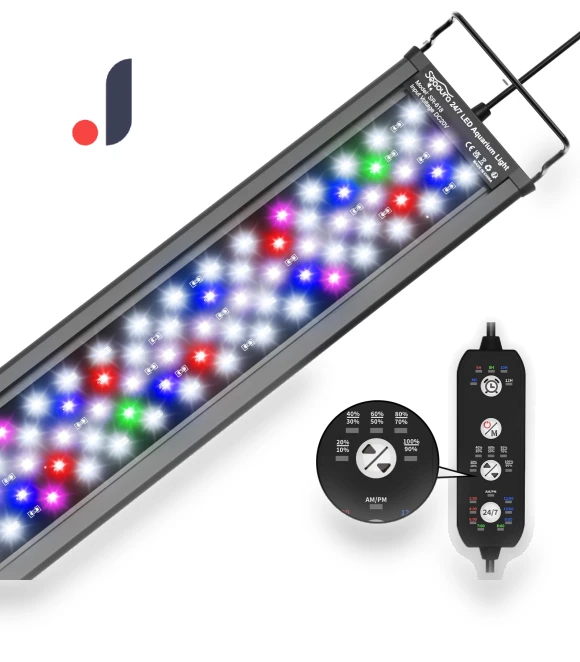 Aquarium with LED Lighting — Lights, AniWorld