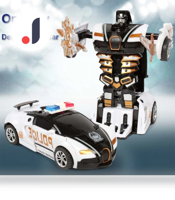 Automatic Transform Robot Model Car — Interactive Figures & Robots, take6365