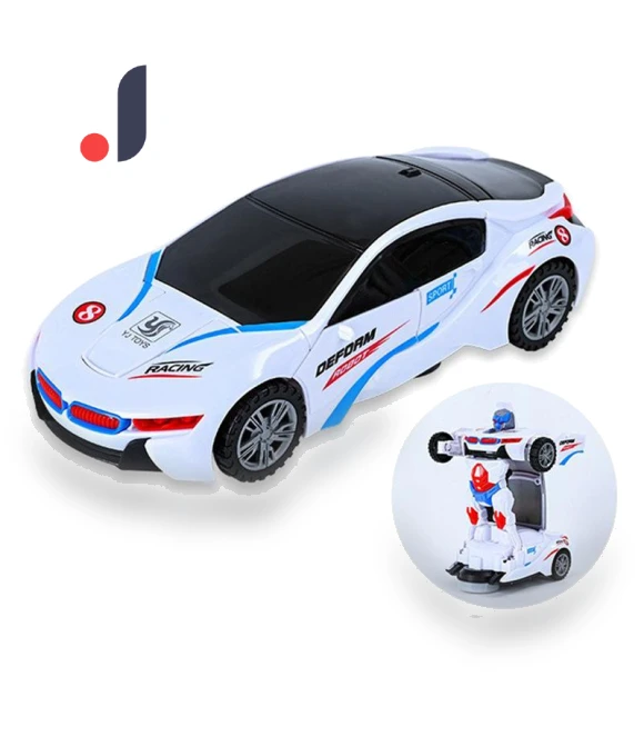 Automatic Transforming Toy Robot Car — Interactive Figures & Robots, RC-HCQL