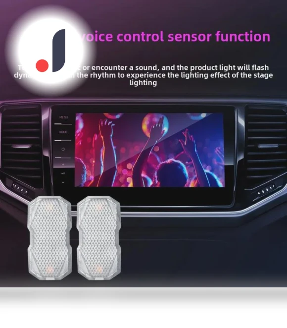Car Ambient Light with Voice Control — Car Essentials, TopSky