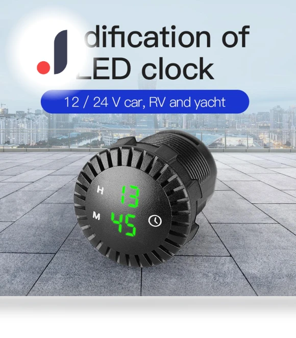 Car Electronic Clock Panel — , Auto Launcher