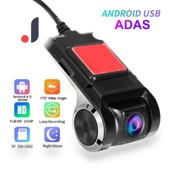 Electronic HD Dash Cam with ADAS Driver Assistance System — Dashboard Cameras, AI Supermarket