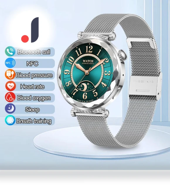 Fashion Women's Smart Watch with Amoled HD Display — Wearable Accessories, SACOSDING