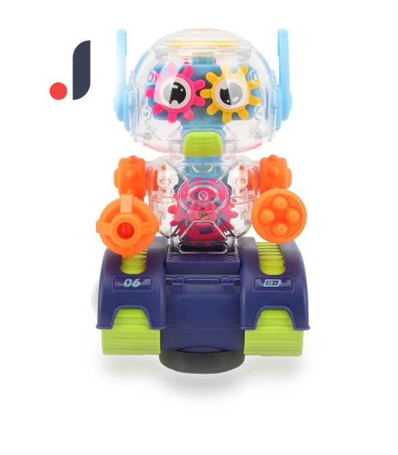Kids Robot Toy with Colorful Light and Music Wheels — Interactive Learning Devices, ZuiyouHome2