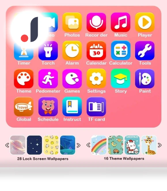 Kids Smartphone with Camera — Interactive Learning Devices, AE Selection