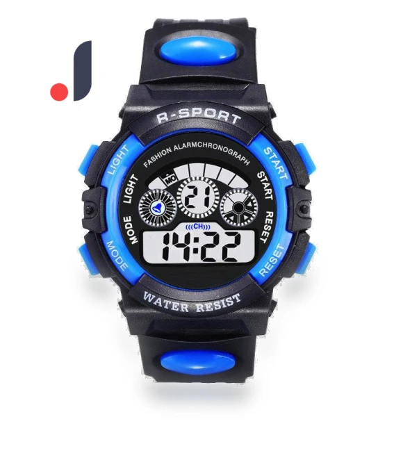 Kids Waterproof Glow-in-the-Dark Sports Watch — Active Timepieces, AI Supermarket