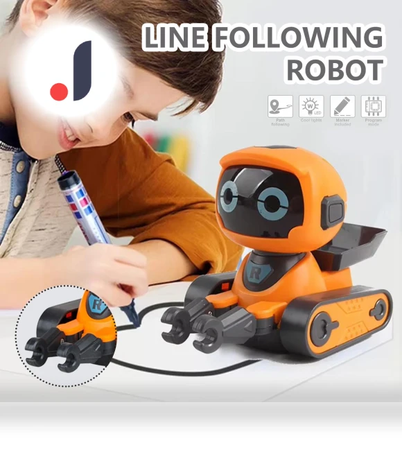 Line Following Robot Toy — Interactive Figures & Robots, Joliann fashion