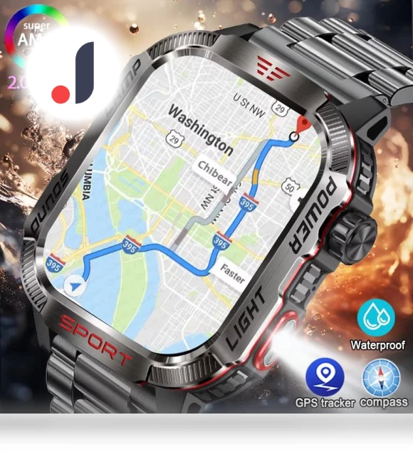 Military GPS Smart Watch — Sport Watches, Zodvboz
