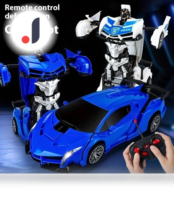 Mini 2-in-1 Toy Cars RC Car Robot Transformer — Toy Vehicles, Vinde Home