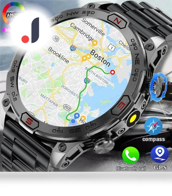 Outdoor Military GPS Smartwatch — Smartwatches, Zodvboz