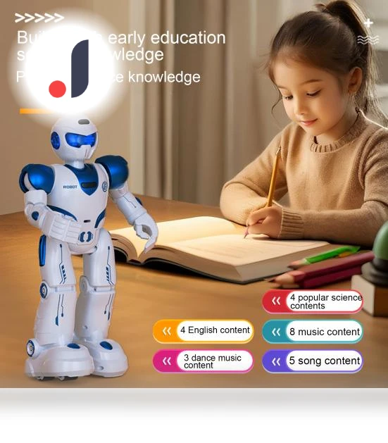 Programmable Dancing Robot with LED Eyes — Interactive Figures & Robots, Fashion Accessory