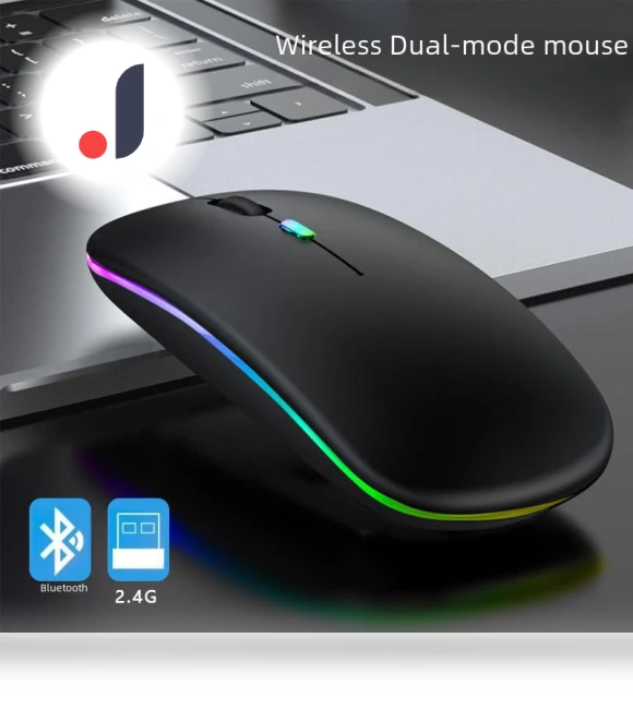 Rechargeable Wireless Mouse with Silent Operation — Mouse Pads, Computer boost