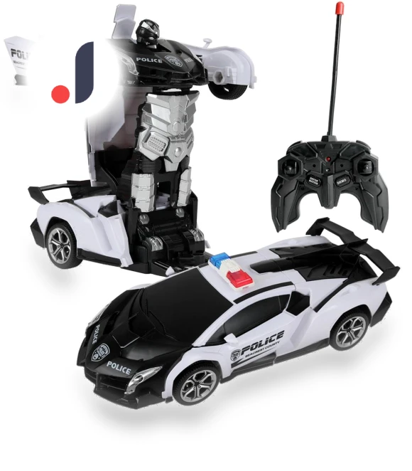 Remote Control Police Car — Interactive Figures & Robots, RC-HCQL