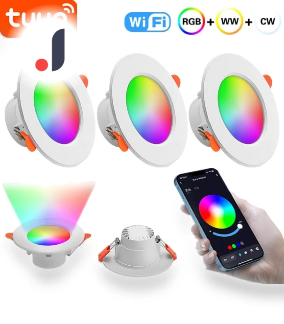 RGB LED Ceiling Light — Ceiling Fan Lighting Solutions, JOHO - CarGear