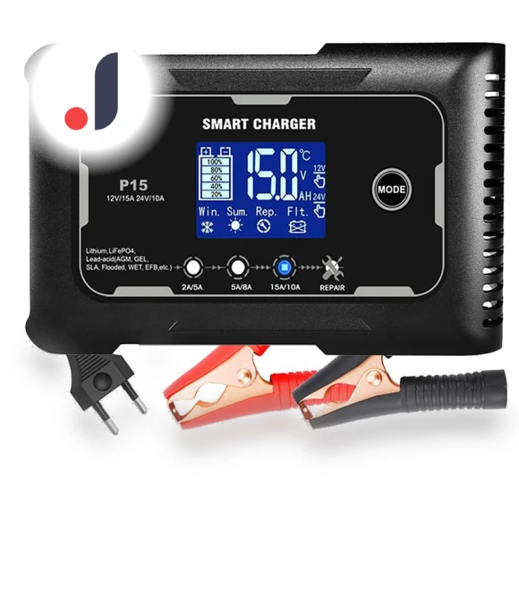Smart Battery Charger LCD Automatic Pulse Repair Charge — Chargers, Super Dream Home