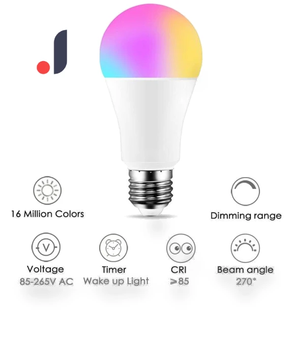 Smart Bulb LED Lamp — LED, Rainbow Rain