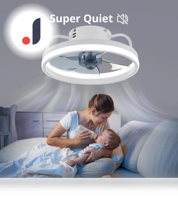 Smart Ceiling Fan with Light Control — Ceiling Fan Lighting Solutions, Seahorse Home