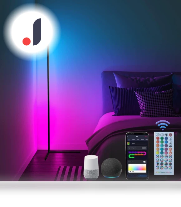 Smart Corner Floor Lamp — Standing Lights, GYROBALL