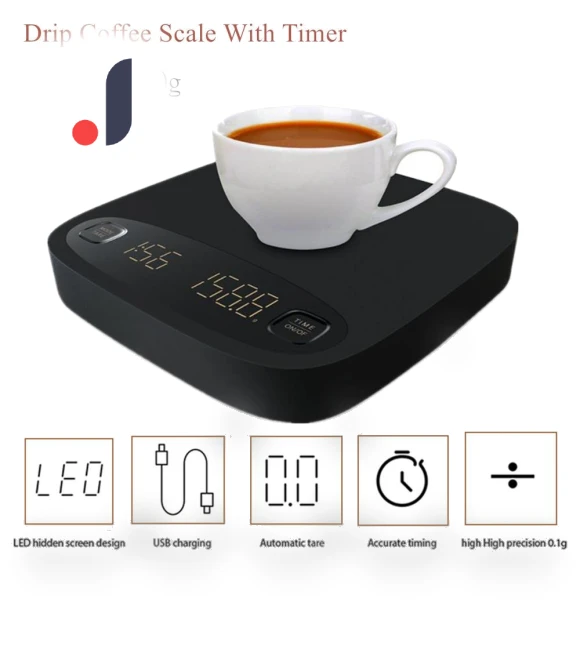 Smart Drip Coffee Scale with Timer — Weight Management Tools, Vinde Home