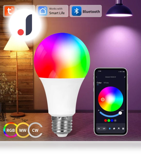 Smart LED Bulb Lights — Smart Home Modules, Lntelligent Living Hall