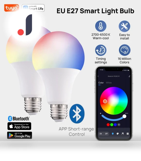 Smart Light Bulb — LED, Tuya
