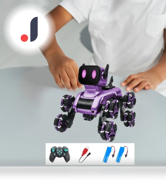 Smart RC Robot Toy Dog — Interactive Figures & Robots, Love DIY