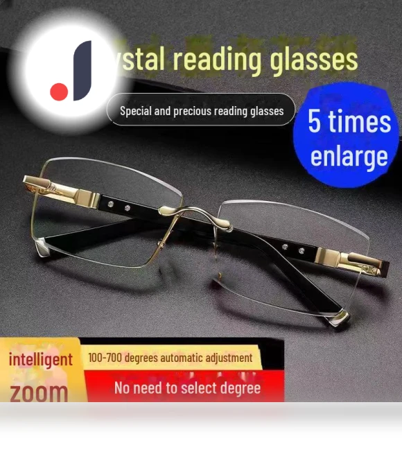 Smart Reading Glasses with HD Filter and Blue Light Blocking — Reading Glasses, AI Supermarket