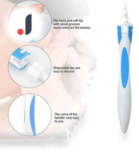 Smart Silicone Rotating Ear Cleaning Tool — Syringes, Wrigleys