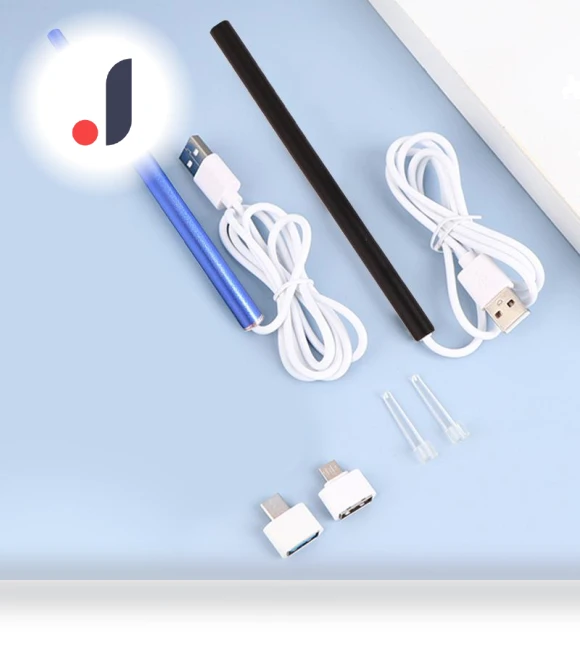 Smart Visual Ear Endoscope with Earwax Removal Tool — Wax Removal, Man YingLi