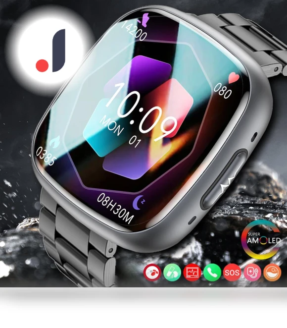 Smart Watch with ECG Heart Health Analysis — Smartwatches, SACOSDING