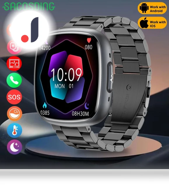 Smart Watch with Health Monitoring — Smartwatches, SACOSDING