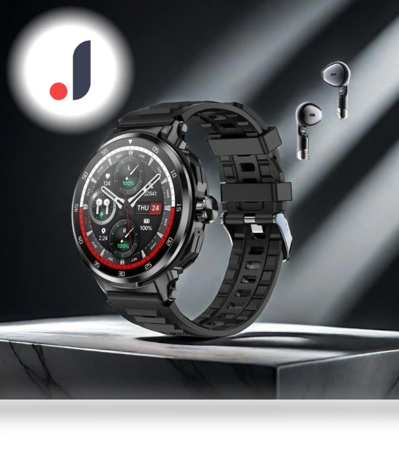 Smart Watch with NFC and Wireless Headphones — Smartwatches, Epingmail1688