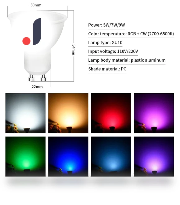 Smart WiFi GU10 LED Spotlight Bulb — LED, Good Household Items