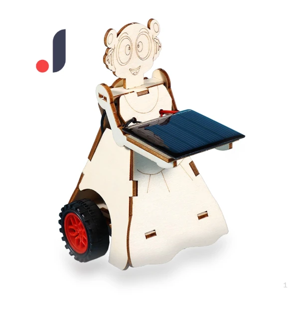 Solar-Powered Food Delivery Toy Robot — Solar Power, Handy Hobbies