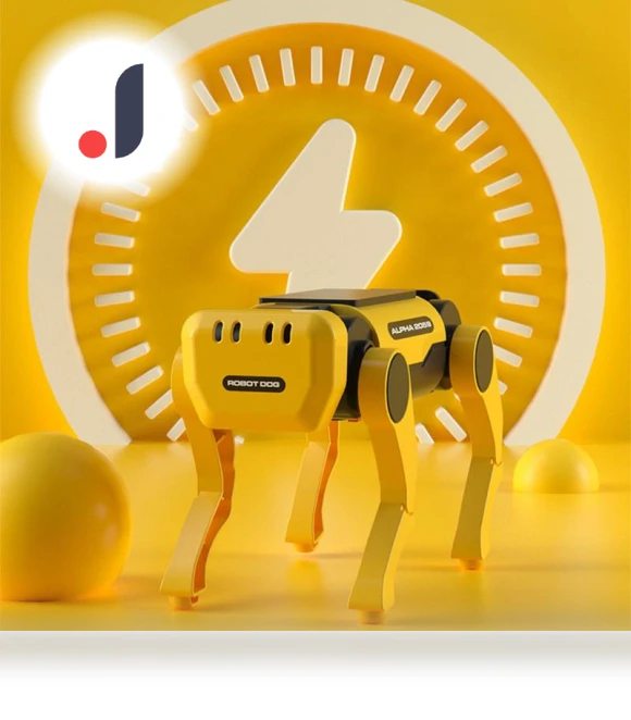Solar Powered Robot Mechanical Dog — Solar Power, xly1818