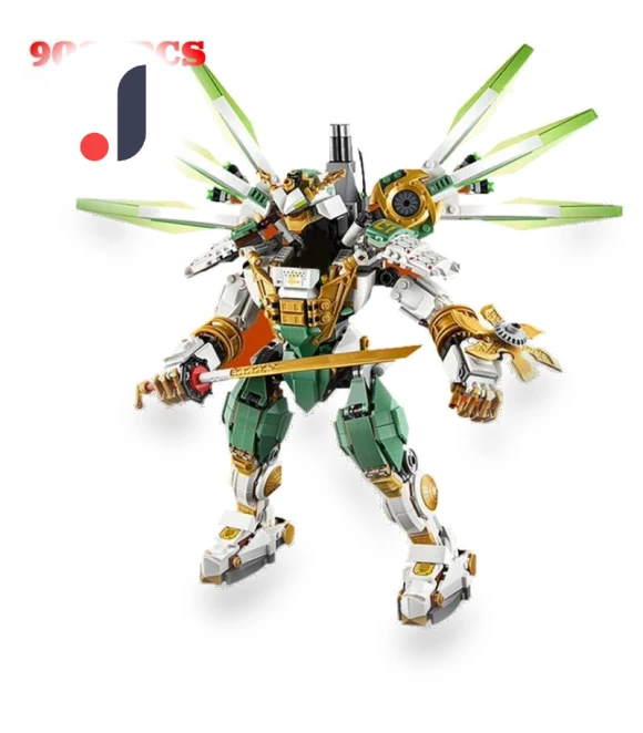 Technical Lloyd Titan Mechanical Warrior Robot Building Blocks — Construction Kits, DURUOB