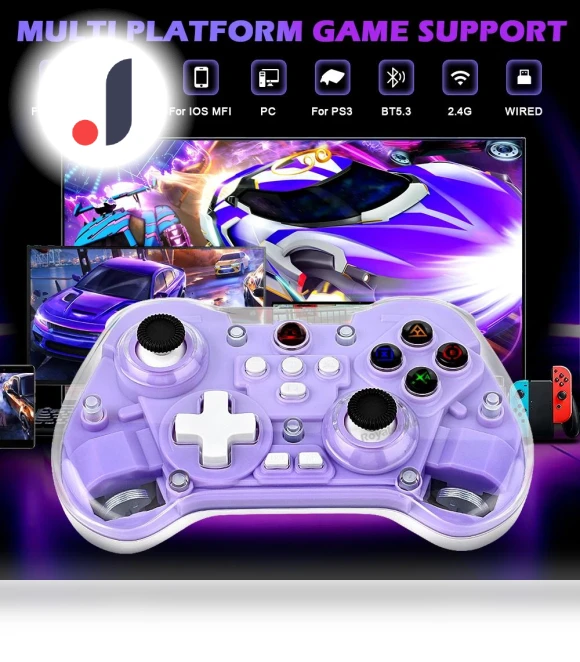 Transparent Wireless Gaming Controller — Gamepads & Standard Controllers, Home Of Auto Parts