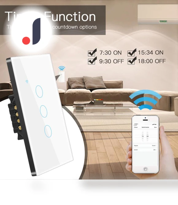 WiFi Wireless Remote Control Wall Switch — Smart Home Modules, Build My Home