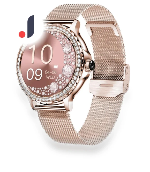 Women's Smart Watch with Diamond Bracelet — Smartwatches, ESTG