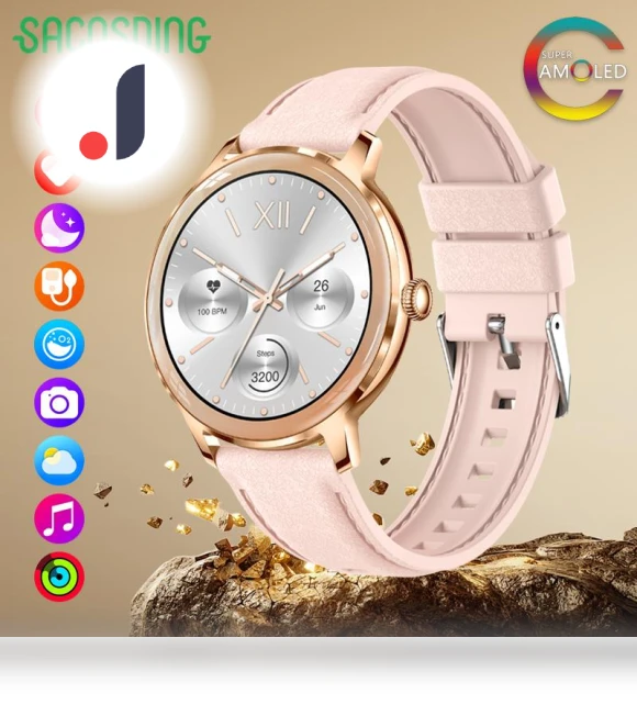 Women's Smart Watch with Touch Screen — Wearable Accessories, SACOSDING