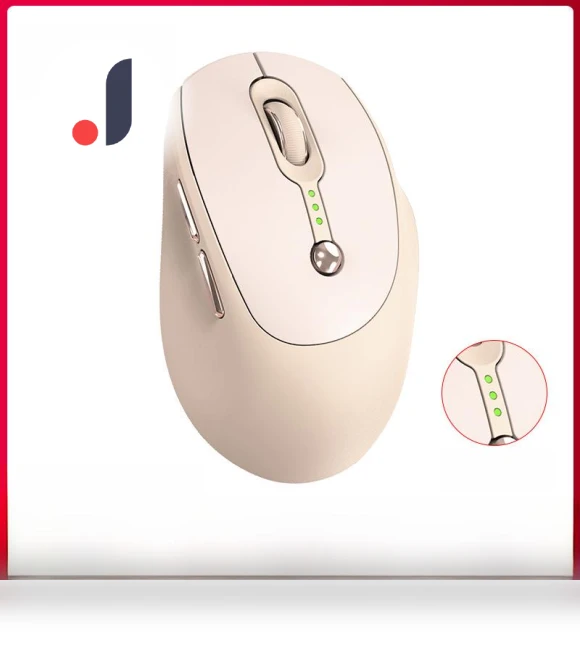 Bluetooth Mouse with Charging Function and Power Display — Mouse Pads, StrideBox