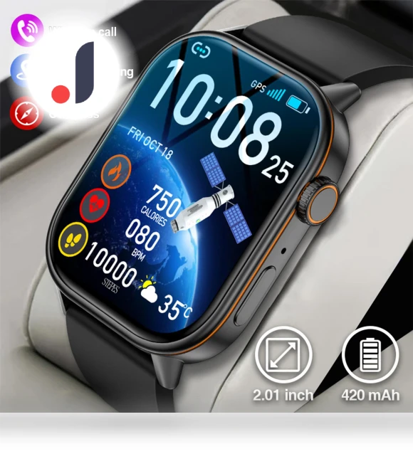 Bluetooth Smartwatch with Health Monitor — Wearable Accessories, LIGE