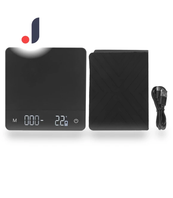 Coffee Scale with Automatic Timing Functions — Precision Weighing Solutions, KONNWEI